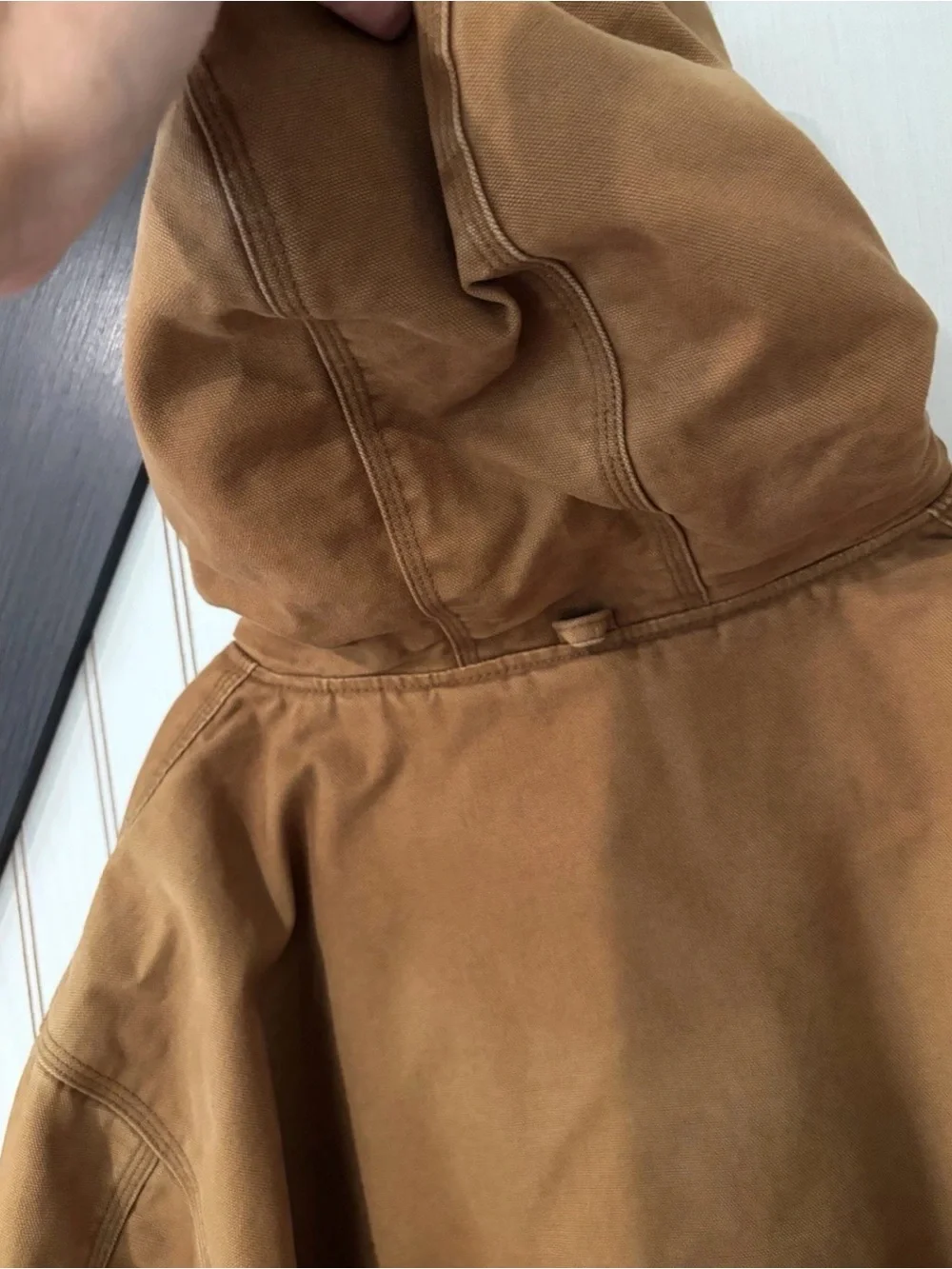 Dri-Duck Canvas Work Jacket Big & Tall Men's 2X Saddle Brown Insulated w/ Hood